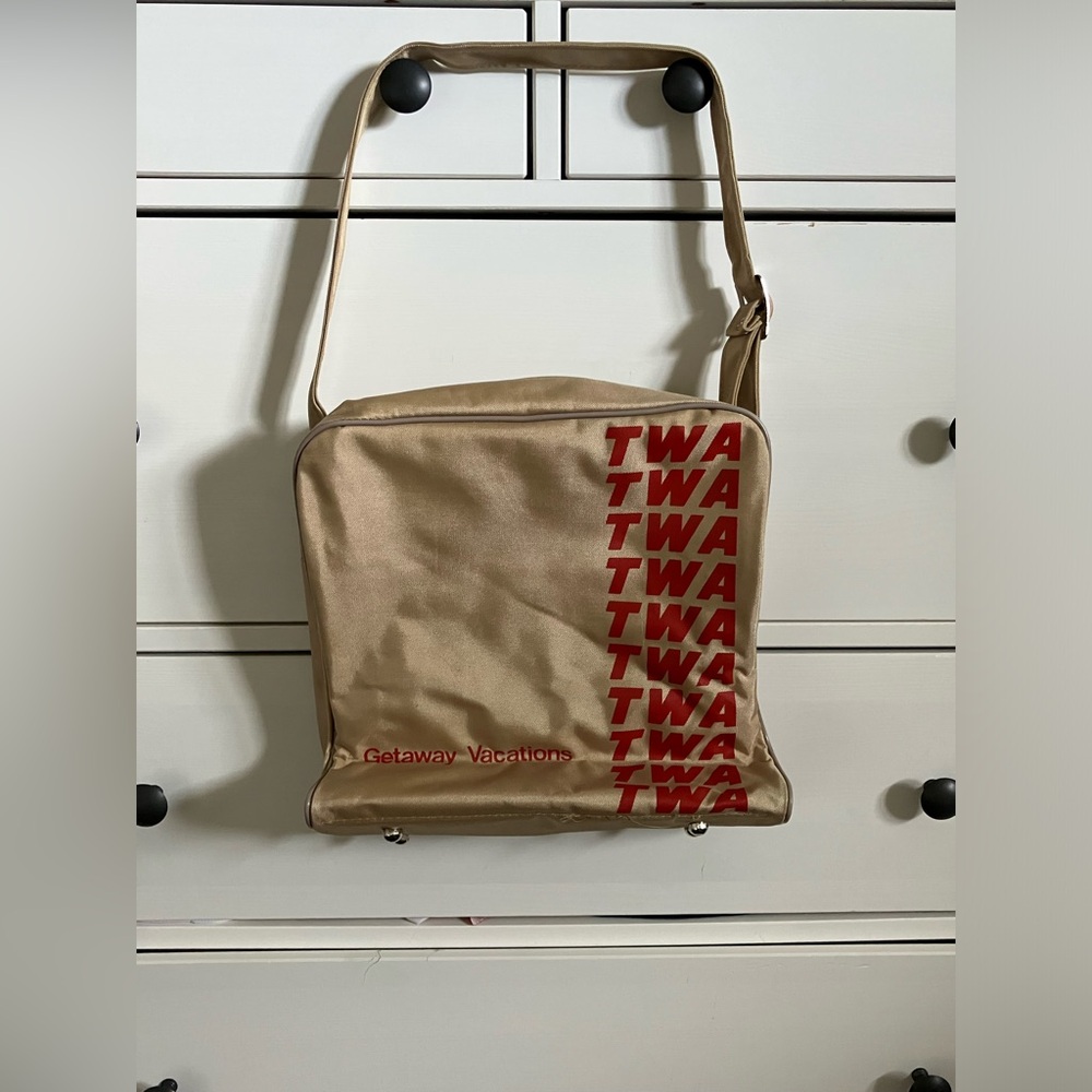Vintage TWA airlines Crossbody Bag
